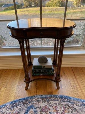 Lamp table I cleaned up/stained from this store.