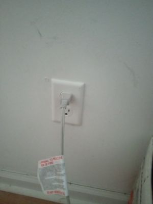 Here is the most severely damaged, as you can see I am able to now use this outlet.