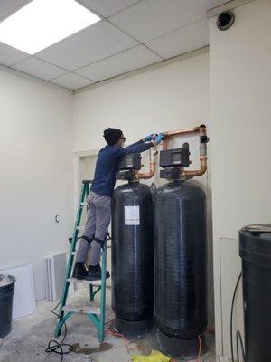 Spa treatment system Installation