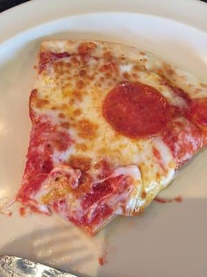 Slice of pepperoni zaa.