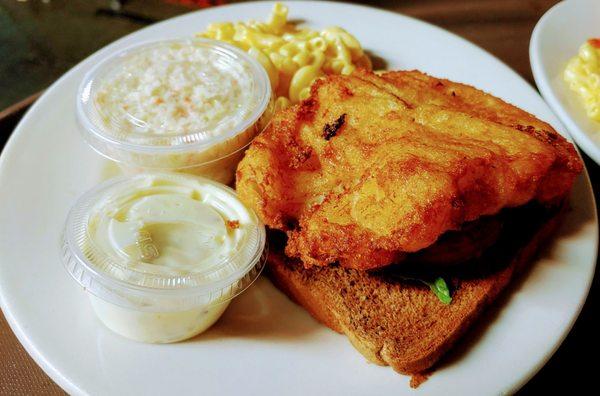 Homemade Beer Batter Fish Sandwich