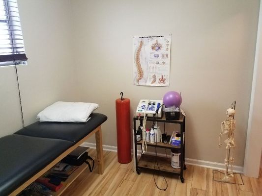 One of four treatment rooms