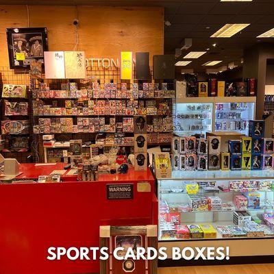 Tons of sports cards packs and boxes!