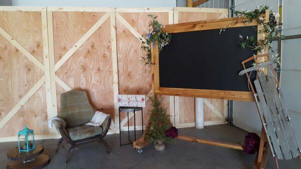 Reception barn is ready for your event