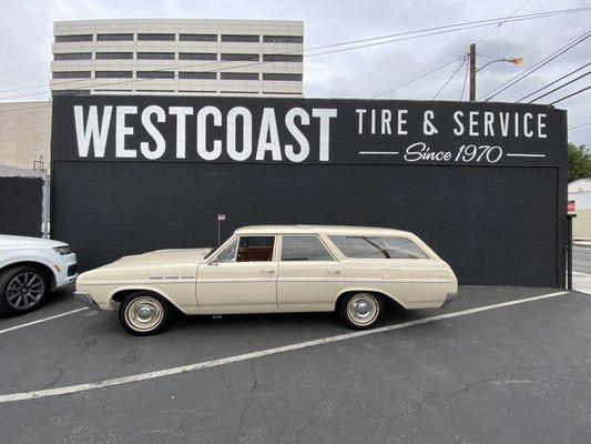 Wagons are my jam. We work on classics, tires, wheels and service.