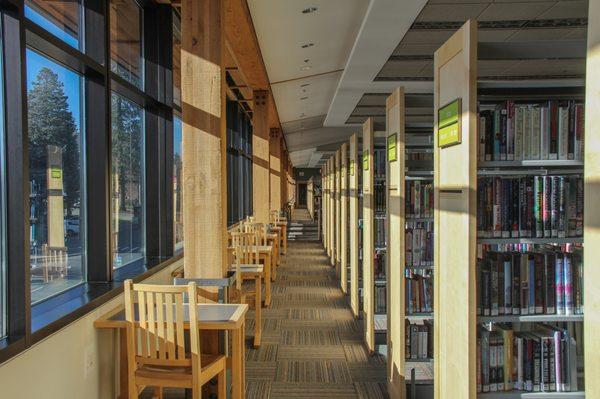 Inside the library