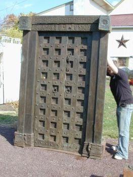 Carved Teak Doorway from India