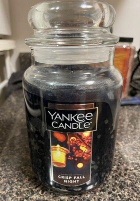 Our recent candle purchase for the winter. I've been told it smells like men's cologne. Whatever. I dig it.