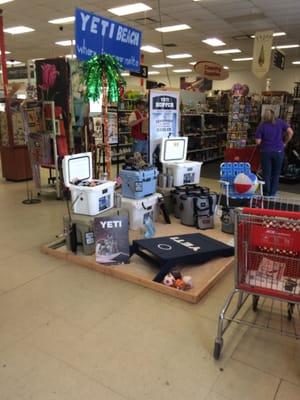 Ace Hardware has an awesome set up for yeti coolers on sale and then all your hardware needs .