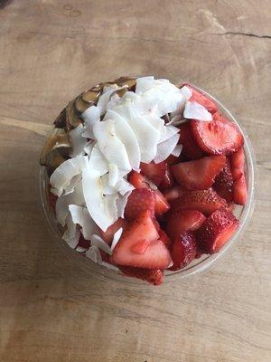 Nutella bowl, with peanut butter