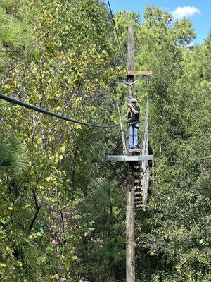 Zipline course Go Fly