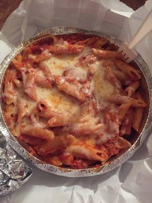 Baked Ziti with Chicken Parmesean