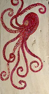 Octopus in pink.