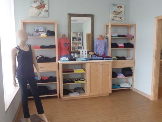 Pure Pilates's fitness boutique houses the Splits59 and Lucy Activewear lines.