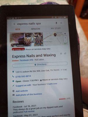 Express Nails and Waxing