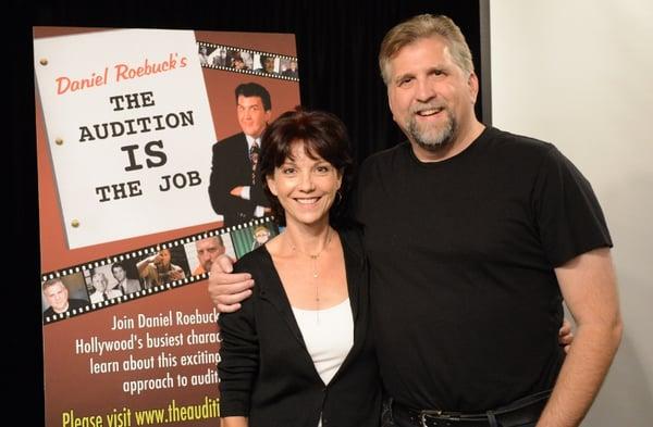 Colleen McGrann and Daniel Roebuck at the MISSING PIECE THEATER in Burbank.