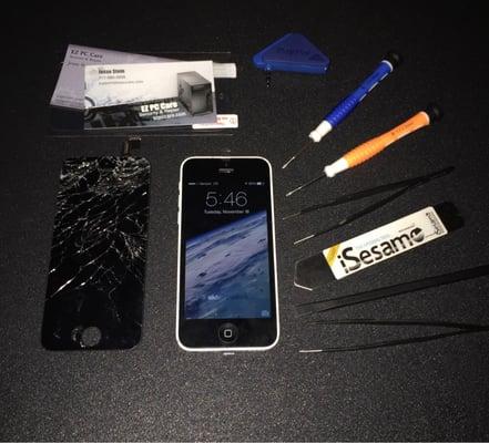 iPhone 5C screen replacement