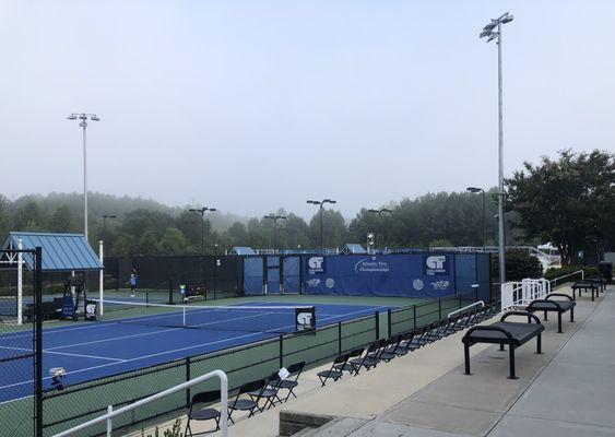 Tennis courts at Cary Tennis Park!!!