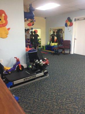 Back strengthening , building core, coordination and balance! Best pediatric therapeutic rehab in Miami