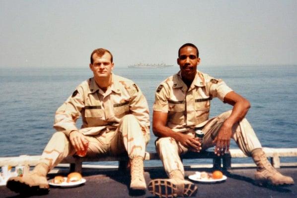 On USS Nimitz aircraft carrier, 1991 Operation Southern Watch