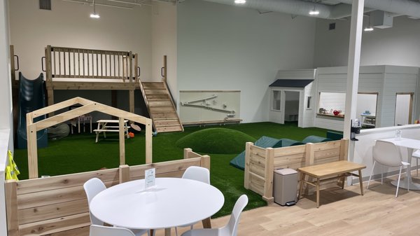 play area and cafe