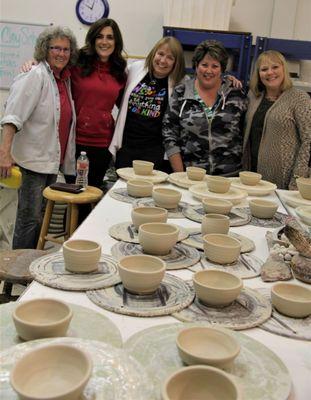 ClayFox Clay School teachers class