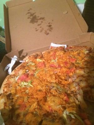 Taco pizza