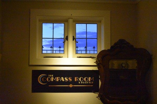 The Compass Room & Rooftop--the ideal venue for your next corporate, legal, or social occasion.