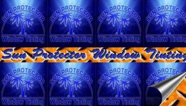 Sun protection window tinting