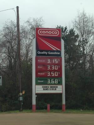 Gas prices on 12/13/2013