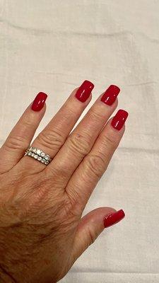 I'm old school with medium length, square nails but aren't they gorgeous?!