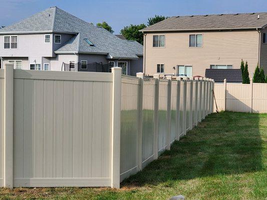 Vinyl fence