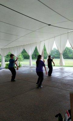 Tai chi at The Arboretum at Penn State (2018)