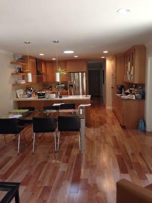 Kitchen and Family Room remodeling San Carlos