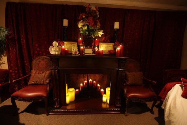 Red Room Romantic Couples Suite