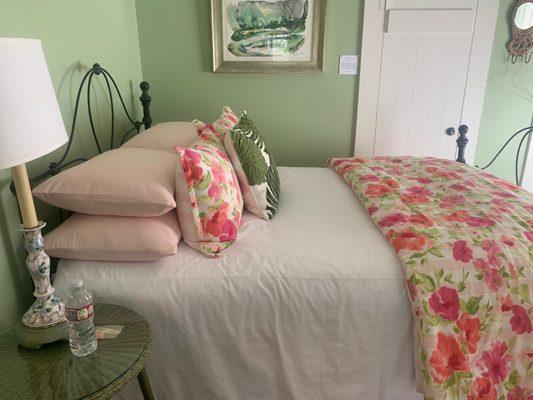 Another one of the plush bedrooms.  The linens are exquisite