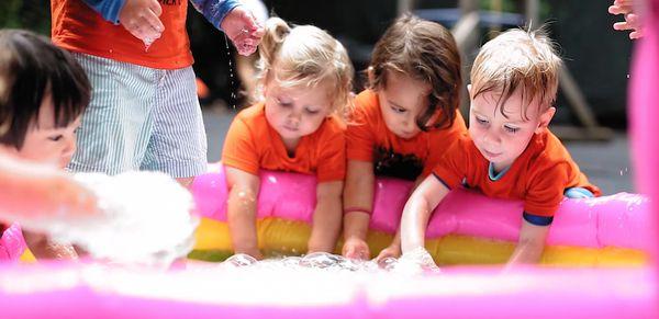 Summer Camp for 2-5 years involves TONS of messy, active play!