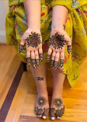 Bridal henna done by me RH