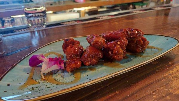 Hot honey wings