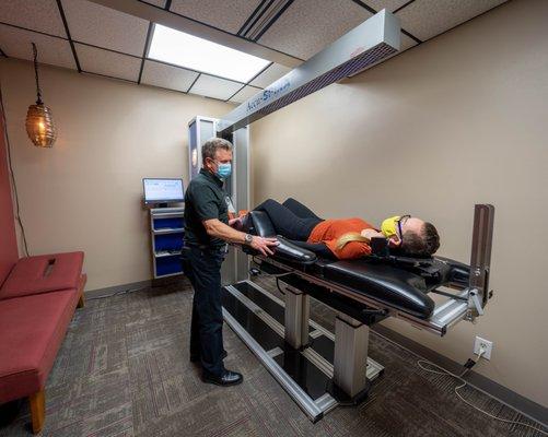 Spinal Decompression therapy on the only calibrated Accu-SPINA machhine in Anchorage.