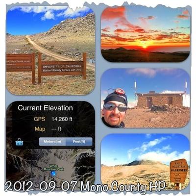 2012-09-07: Cali's 3rd highest peak, White Mtn