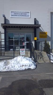 Our office is wheelchair accessible, even in the winter.