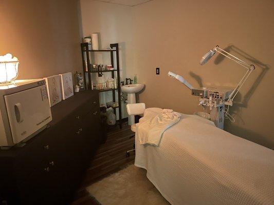 One of our relaxing treatment rooms