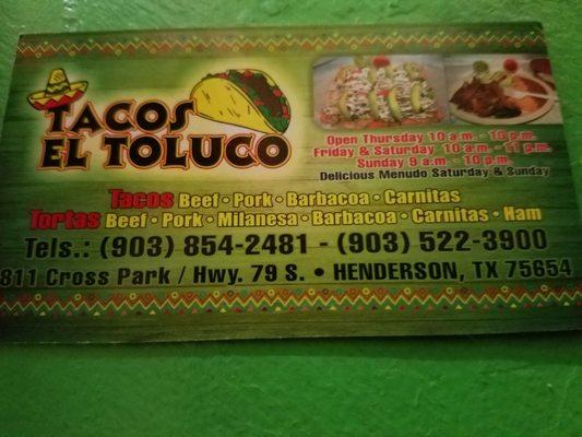 Tacos El Toluco