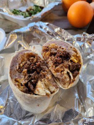 Carne asada burrito