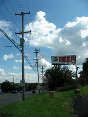 Signage from the road