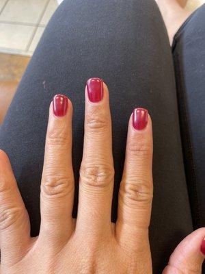 Gel manicure