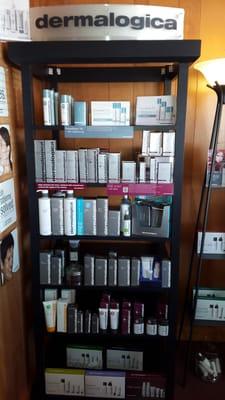 A full line of the Dermalogica skin care system.