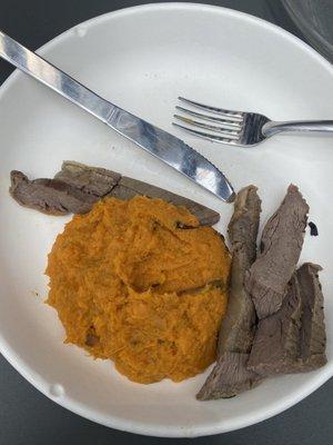 Grilled steak protein bowl