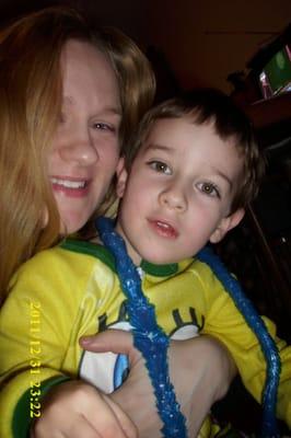 MY DAUGHTER NIKKI AND HER SON/ MY GRANDSON ISAIAH.